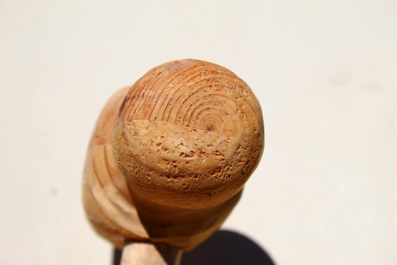 Hand made wood mallet