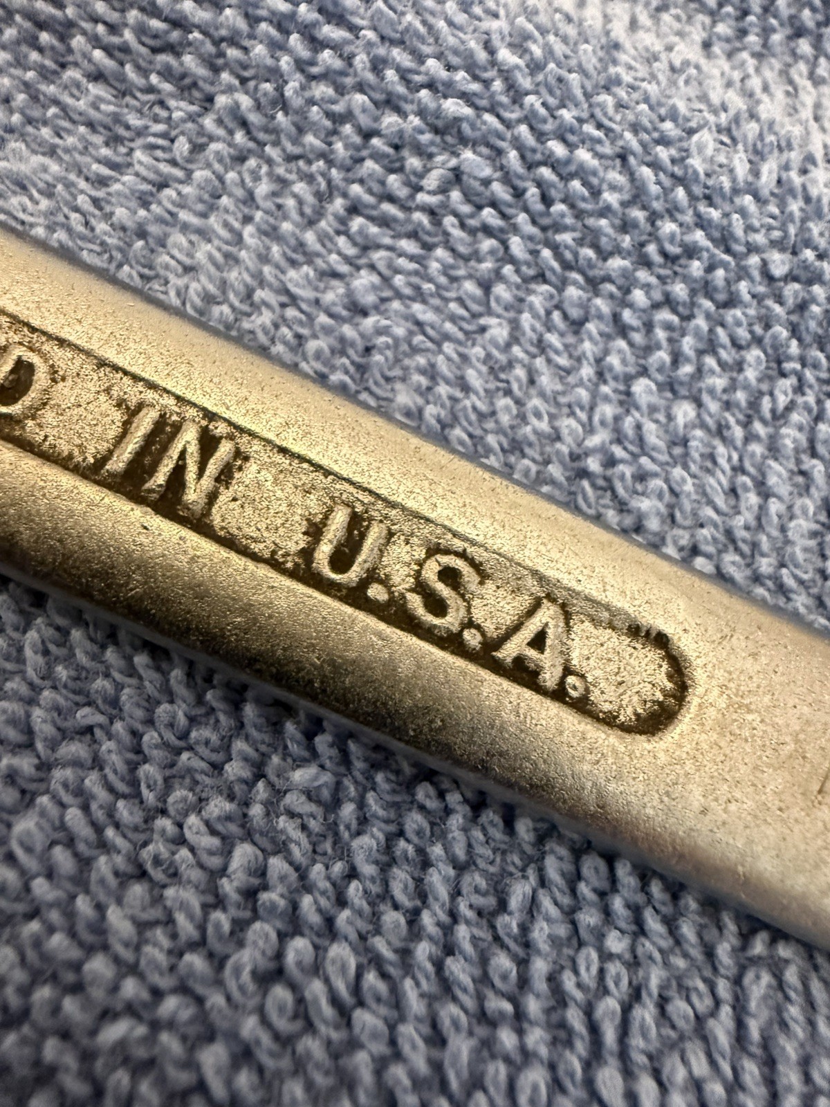 Craftsman Vanadium CI underline logo Forged in USA Open End Wrench 1729 3/4 5/8