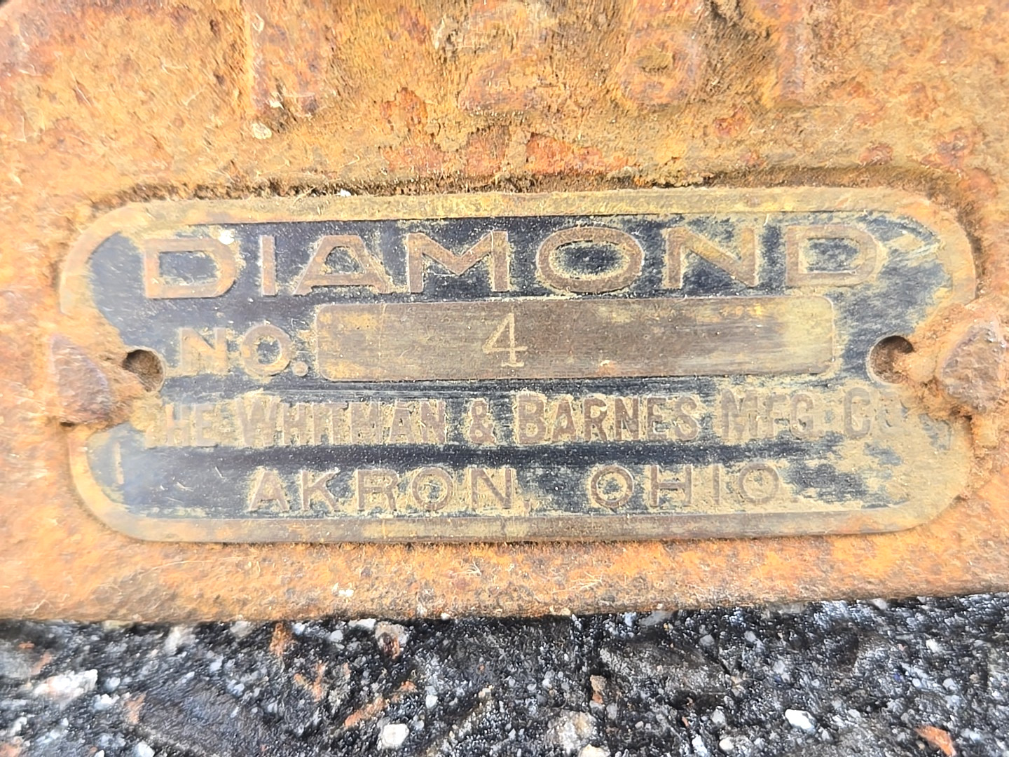 Antique 19th Century Diamond #4 Metal Hay Trolley