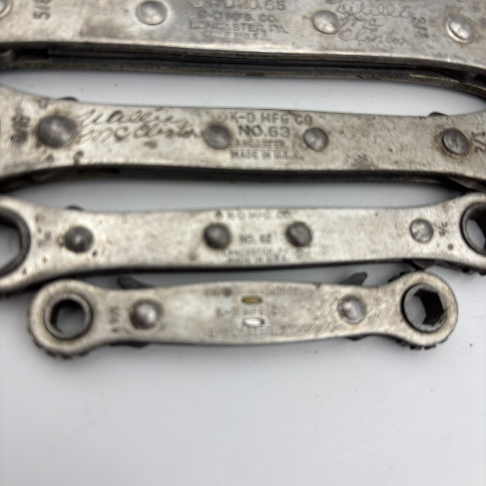 K-D Tool MFG SAE Ratcheting Box Wrench Set 1/4″-7/8″ Made in USA
