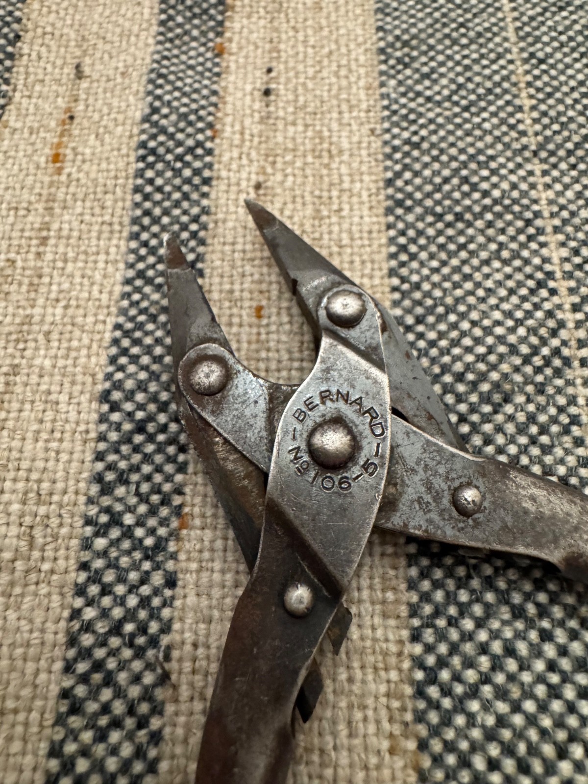 Bernard Schollhorn 106-5 5” Mini Parallel Pliers USA Made