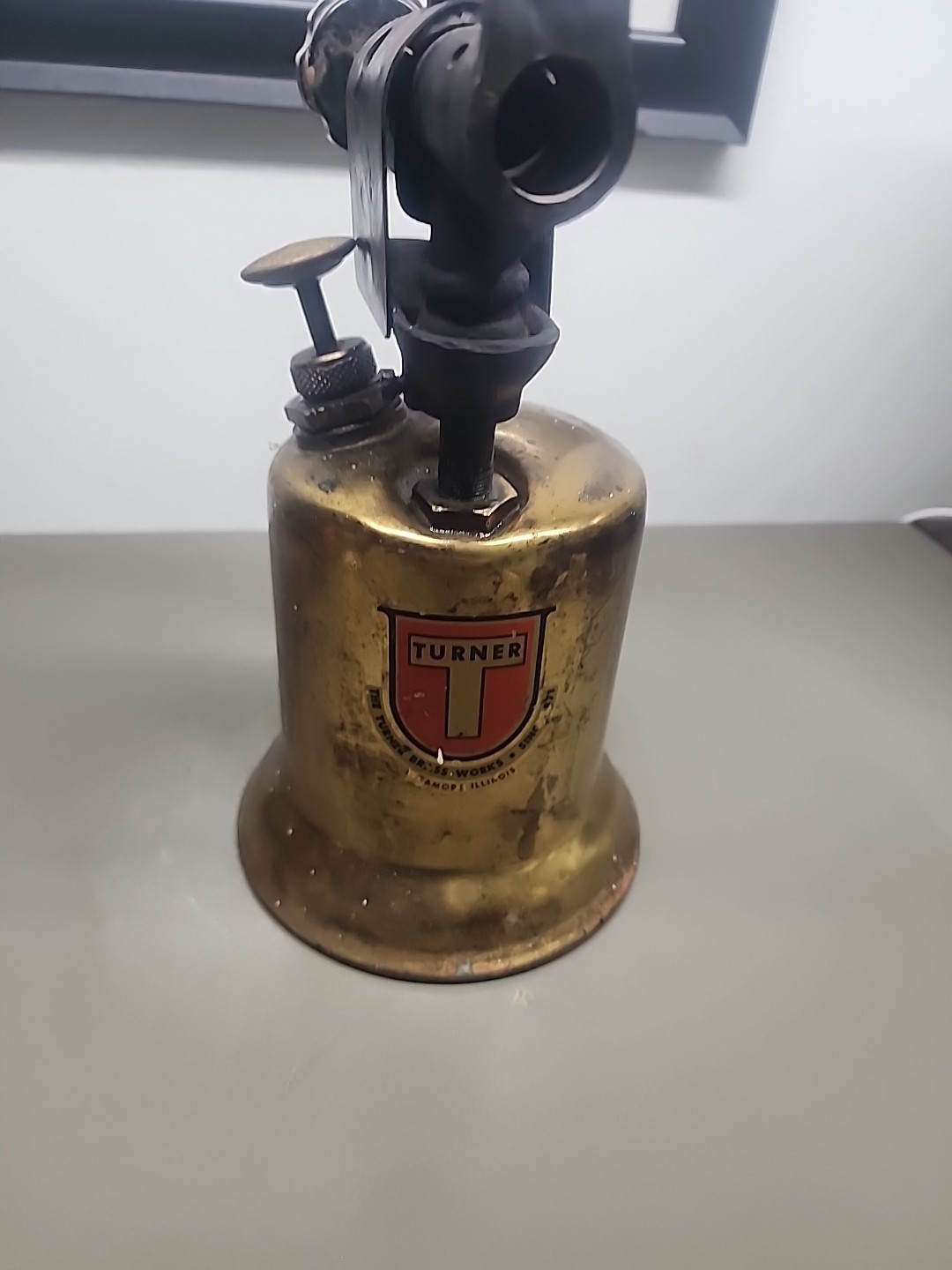 Vintage Turner Brass Works Gasoline Torch