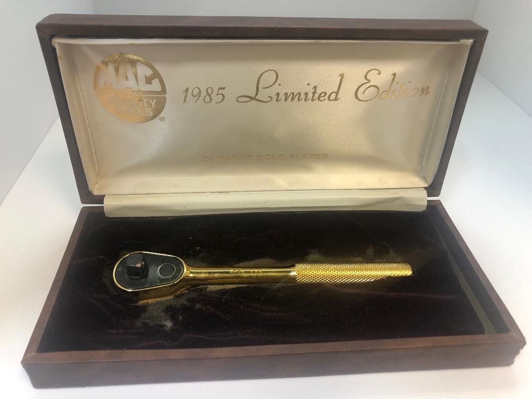 MAC TOOLS LIMITED EDITION 24KT GOLD PLATED 1/2 RATCHET (NLG058882)