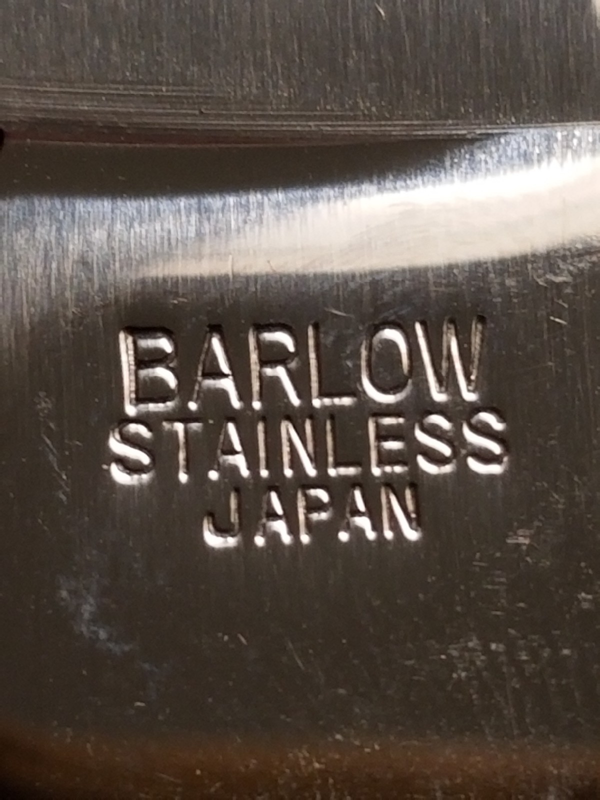 Vintage Barlow Stainless Steel 7 Piece Interchangeable Tool Knife Set with Case