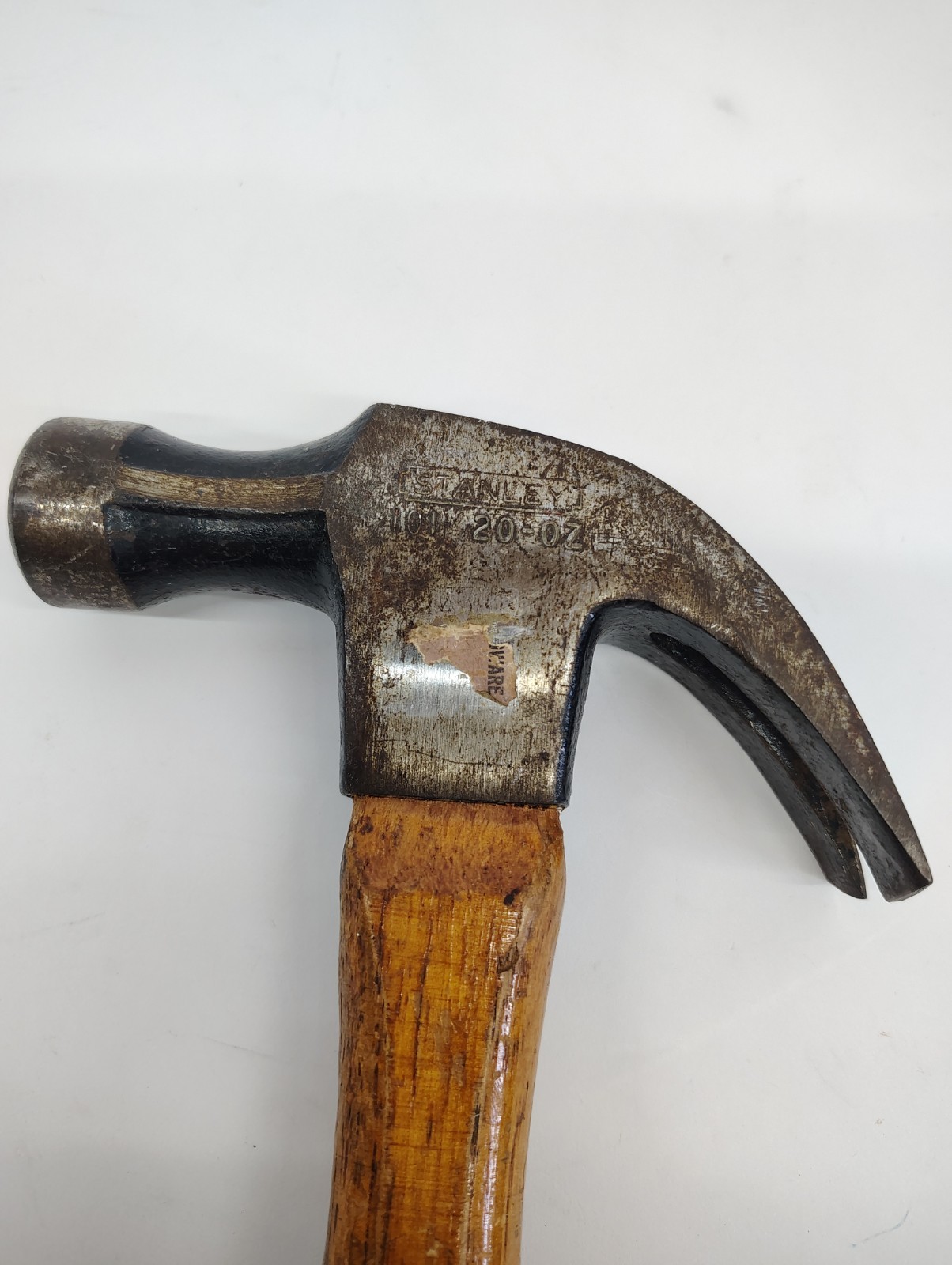 Vintage Pre-1980’s Stanley 101 20oz Wood Handle Claw Hammer