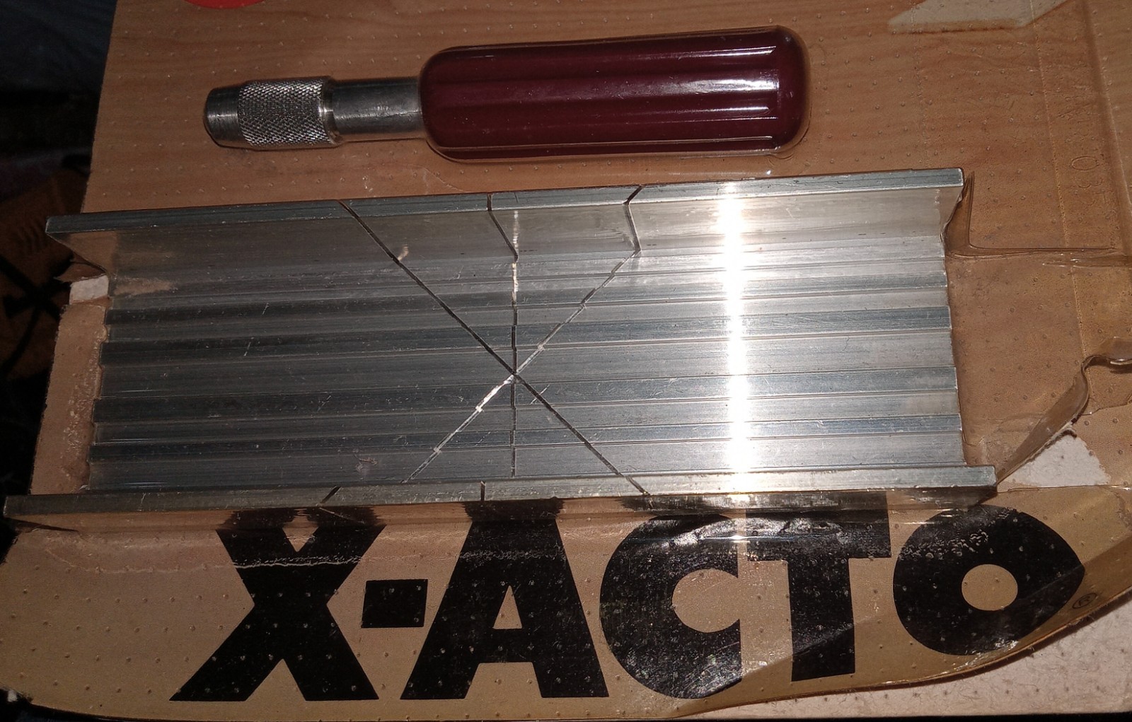 X-Acto Mini Mitre Box And Saw Miniature USA Hobby Wood Craft Set