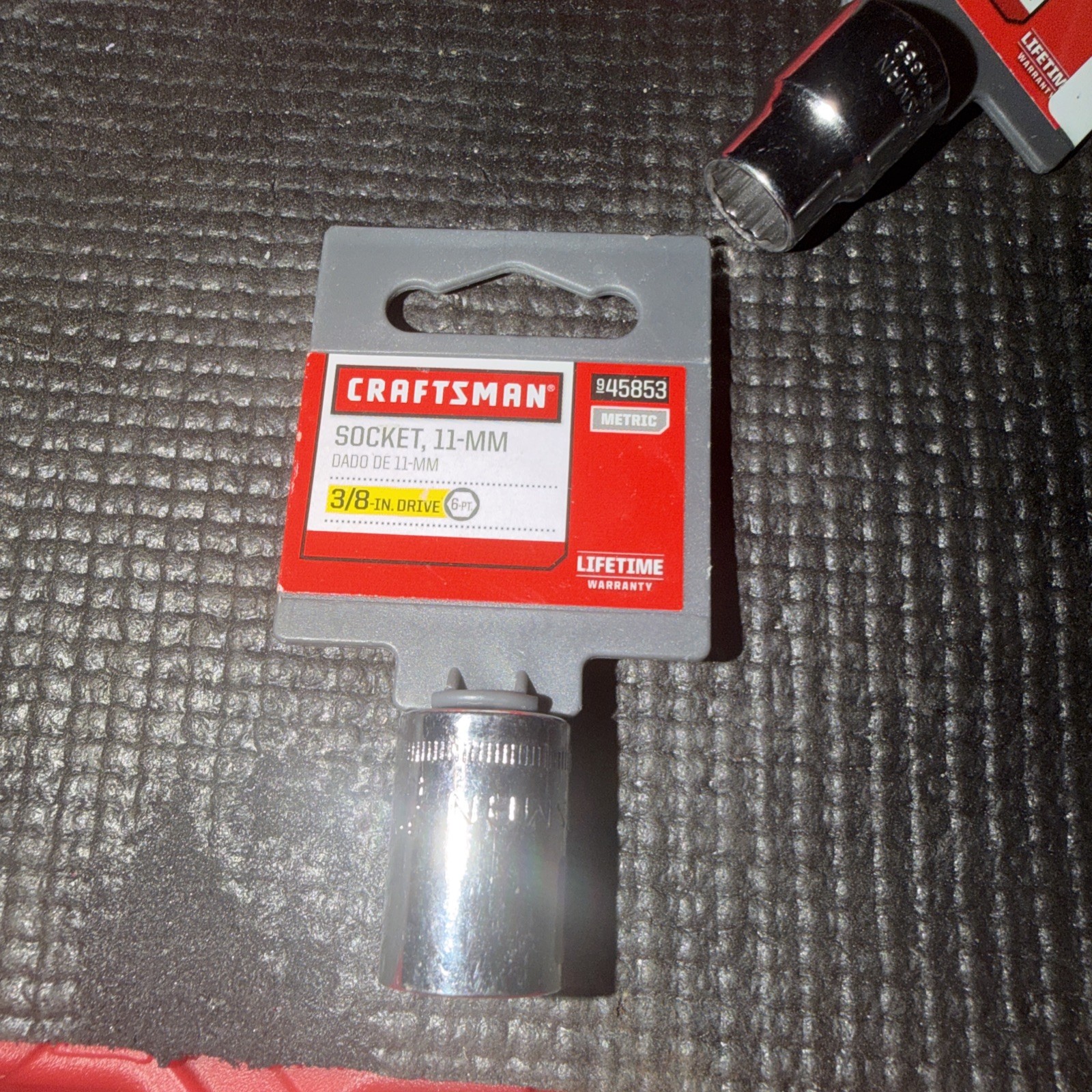 $10 Socket Sears Craftsman 11 mm X 3/8 in. drive Metric 6 Point Shallow 45853