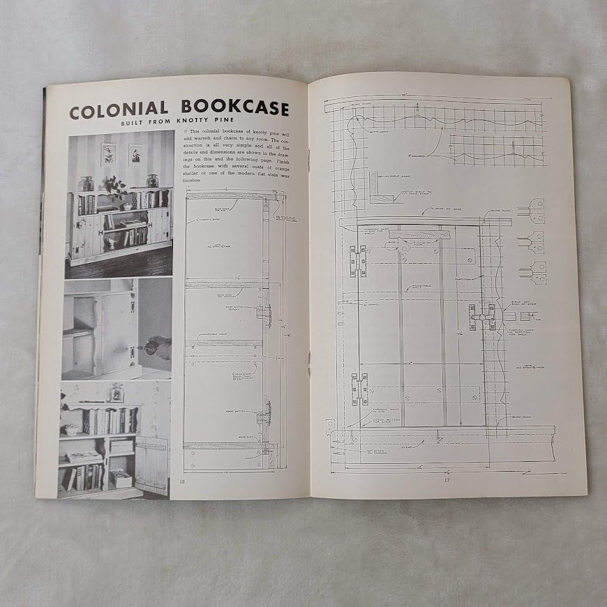 Practical Delta Projects Book 16 Rockwell Woodworking Plans 4516 Vintage 1940s