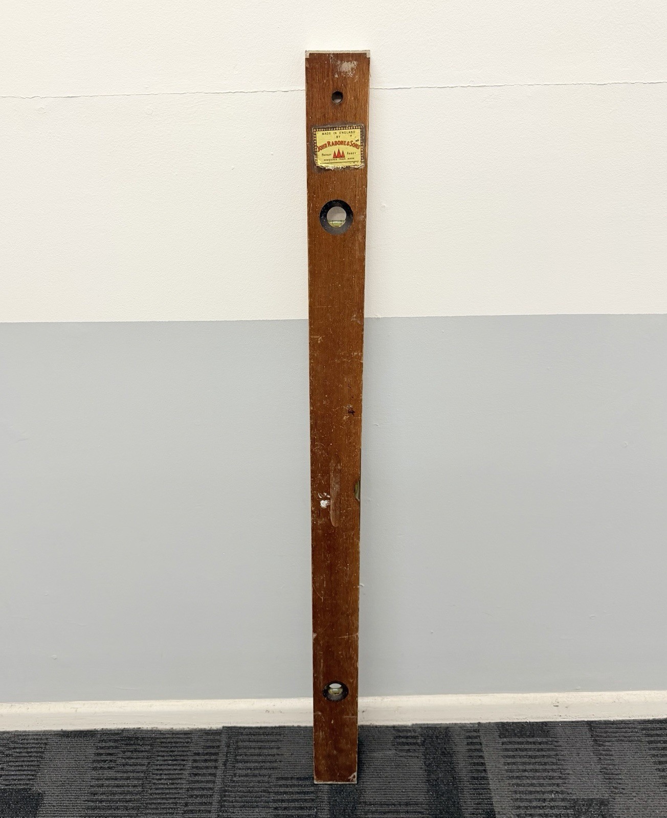 John Rabone & Sons Vintage Wooden 4ft Spirit Level 48”
