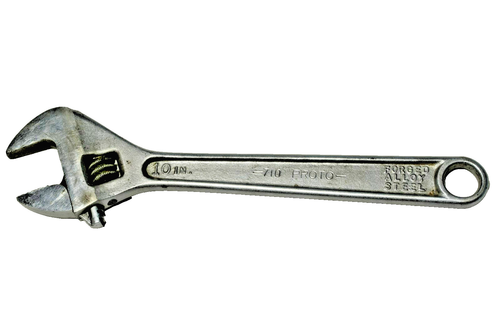 Proto USA 10” Adjustable Wrench #710 Forged alloy Steel MFD. USA B11-2 Excellent
