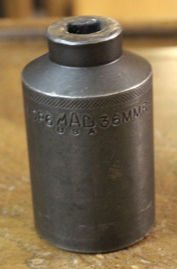MAC Tools 36MM 1/2″ Drive 6 Point Deep Impact Socket VDP6 36MMR