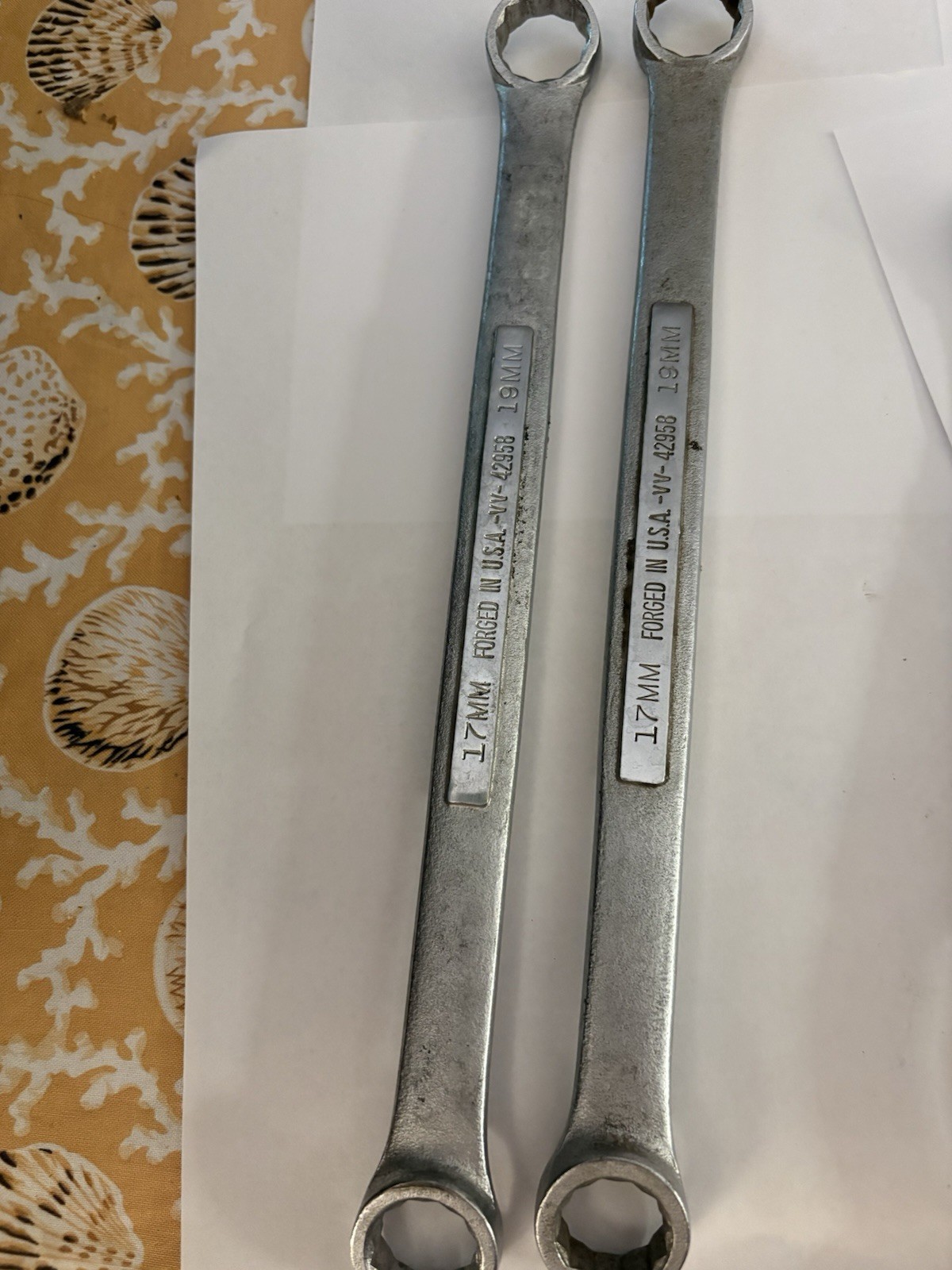 Vintage Craftsman METRIC Double Box End Wrenches -v- Heavy Duty 1960’s