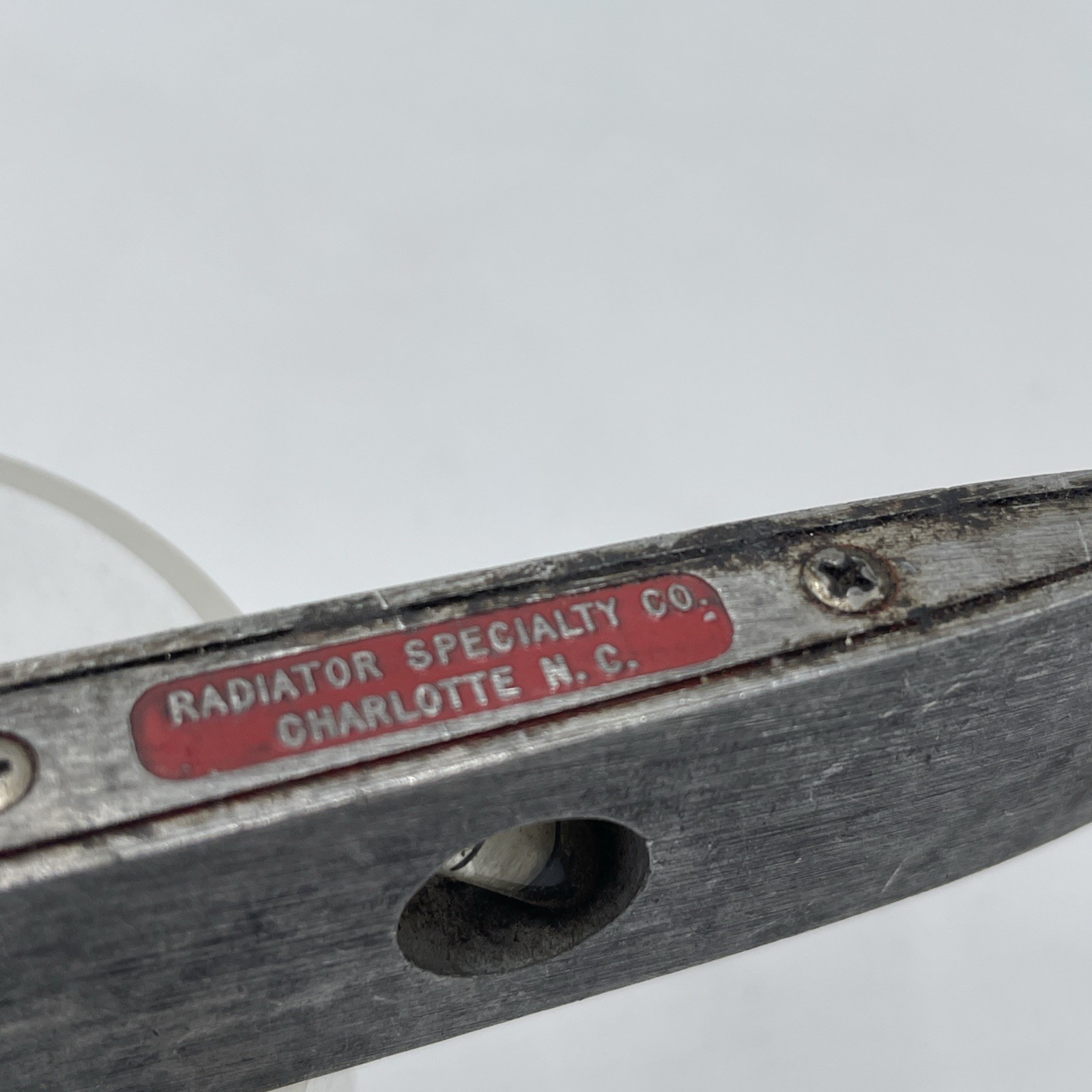 1950’s DOUGLAS No. 509 Solid Aluminum Torpedo Level Radiator Specialty Co Brand