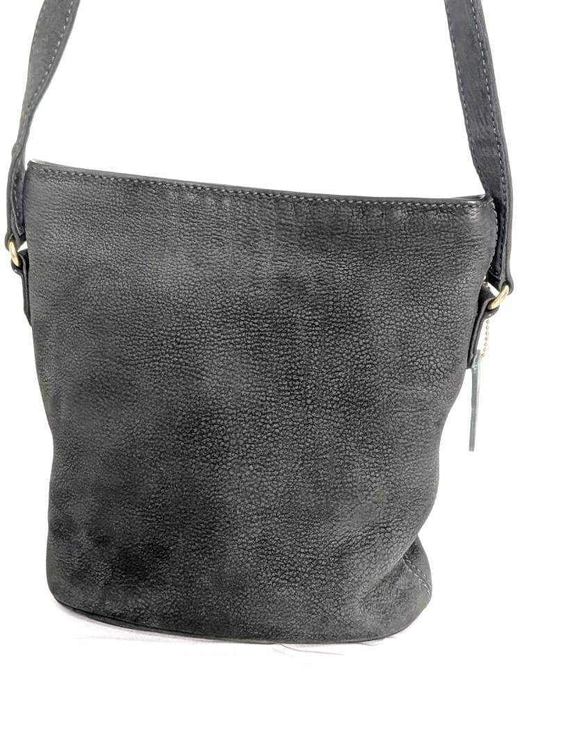 Coach Shoulder Bag Old Coach AA0126-G-S-19-24-998 Suede Green Used 21.5x25cm