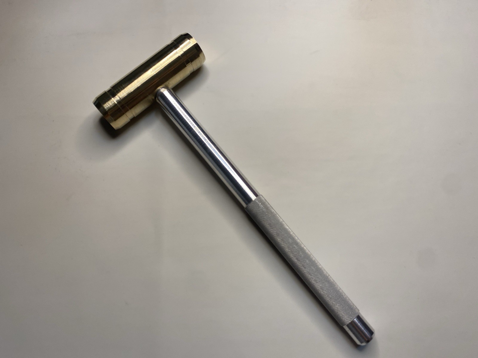 Brass Hammer Set 2lb & 8 Oz Brass Hammer Set Non Spark, Durable Knurled Handle