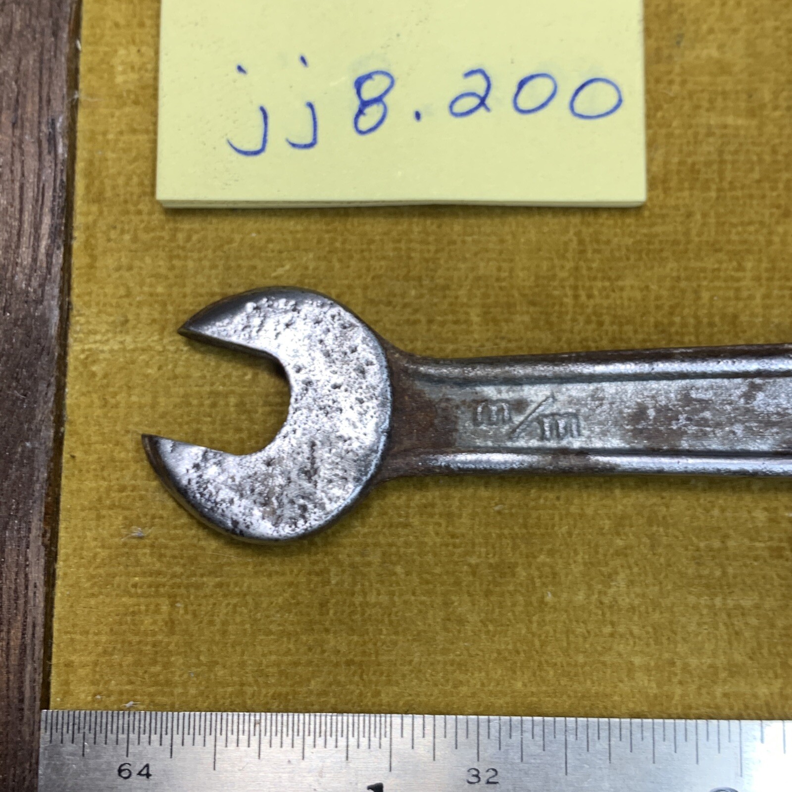 Vintage Bridgeport Double Open End Wrench 8 & 10 mm, Made in USA – Lot jj8.200