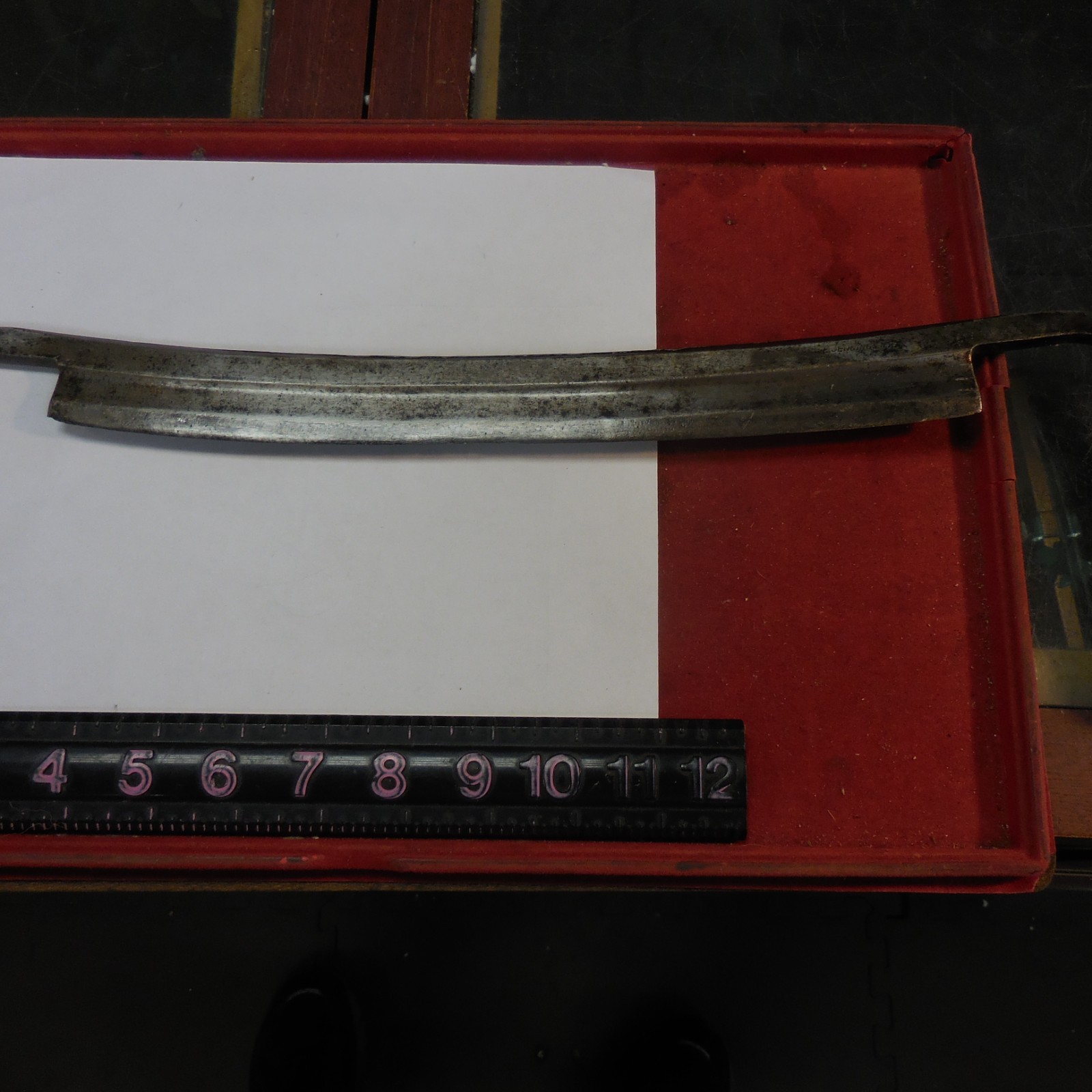 Vintage C.E. Jennings 12″ Blade Draw Knife Woodworking Plane Hand Tool