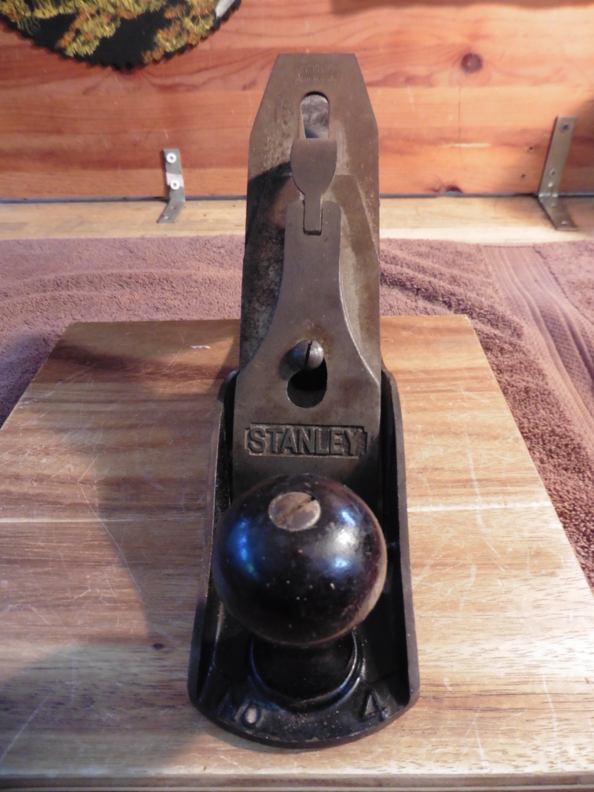 Vintage Stanley Bailey Hand Plane Bailey No 4 type 17 ? Smooth Bottom