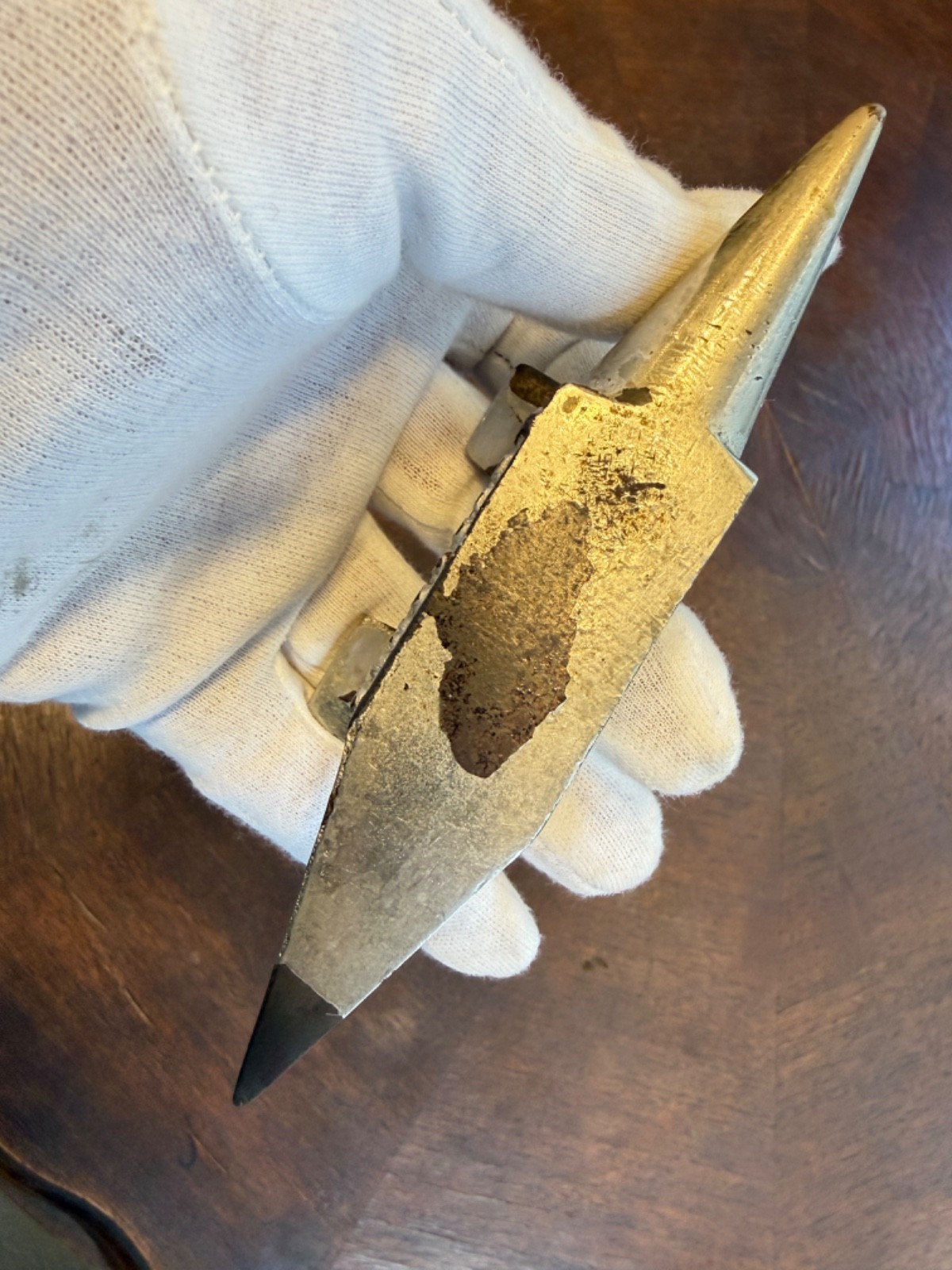 1900 Antique Descours&Cabaud Lyon Jeweler Mini Cast Iron Anvil Bench Tool 13oz