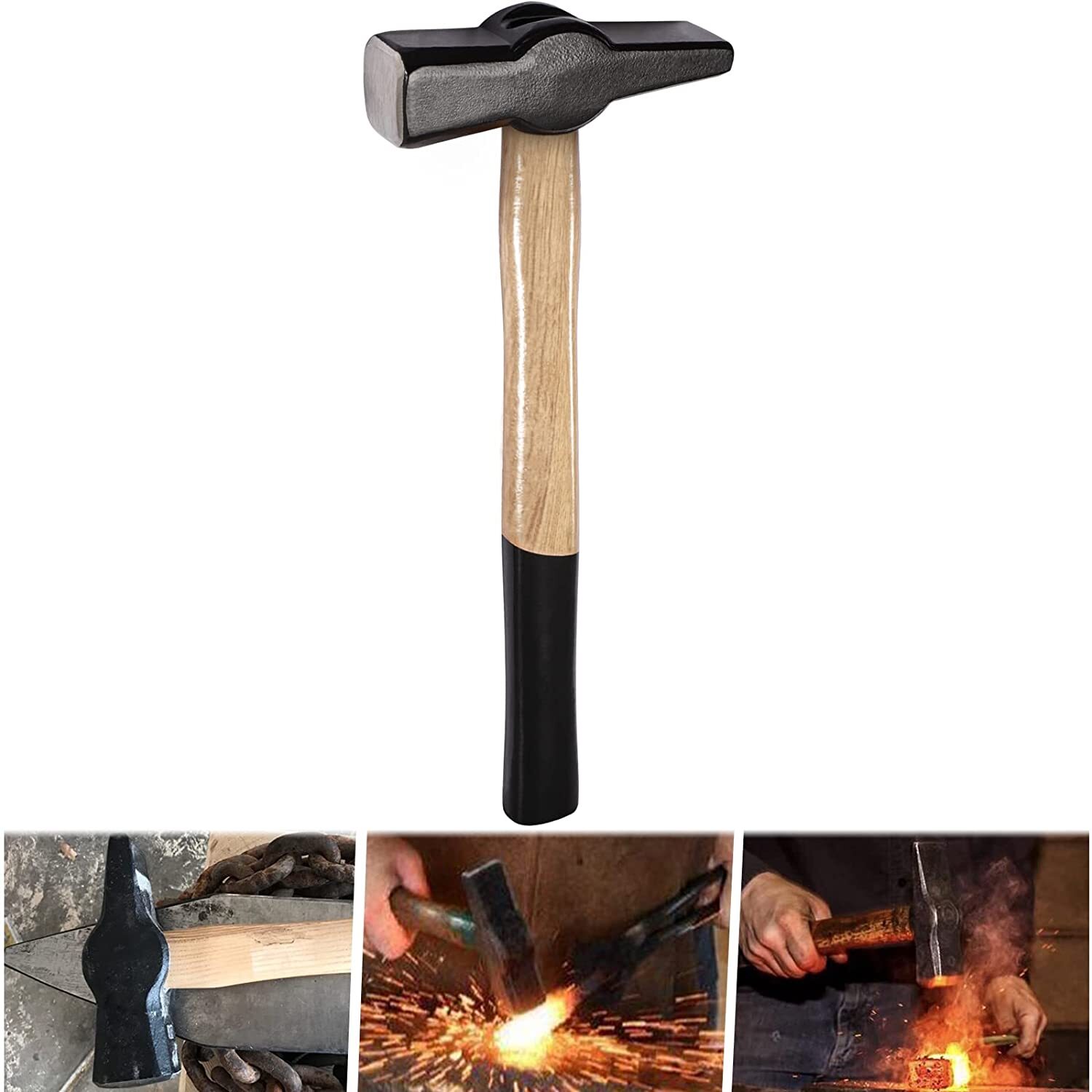 Bladesmith Blacksmithing Anvil Hammer for Knife Making Forge Tongs Vise Tools