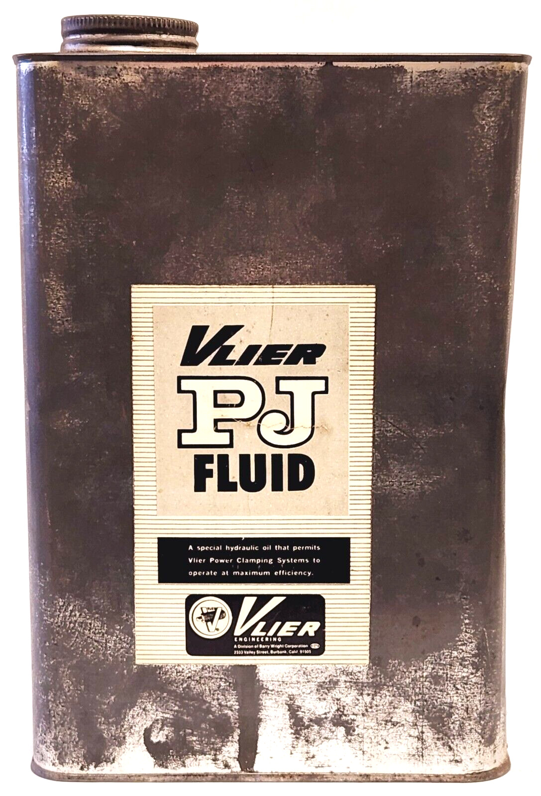 VLIER PJ FLUID – HYDRAULIC FLUID, 1 GALLON (VINTAGE_NEW_OLDER STOCK)