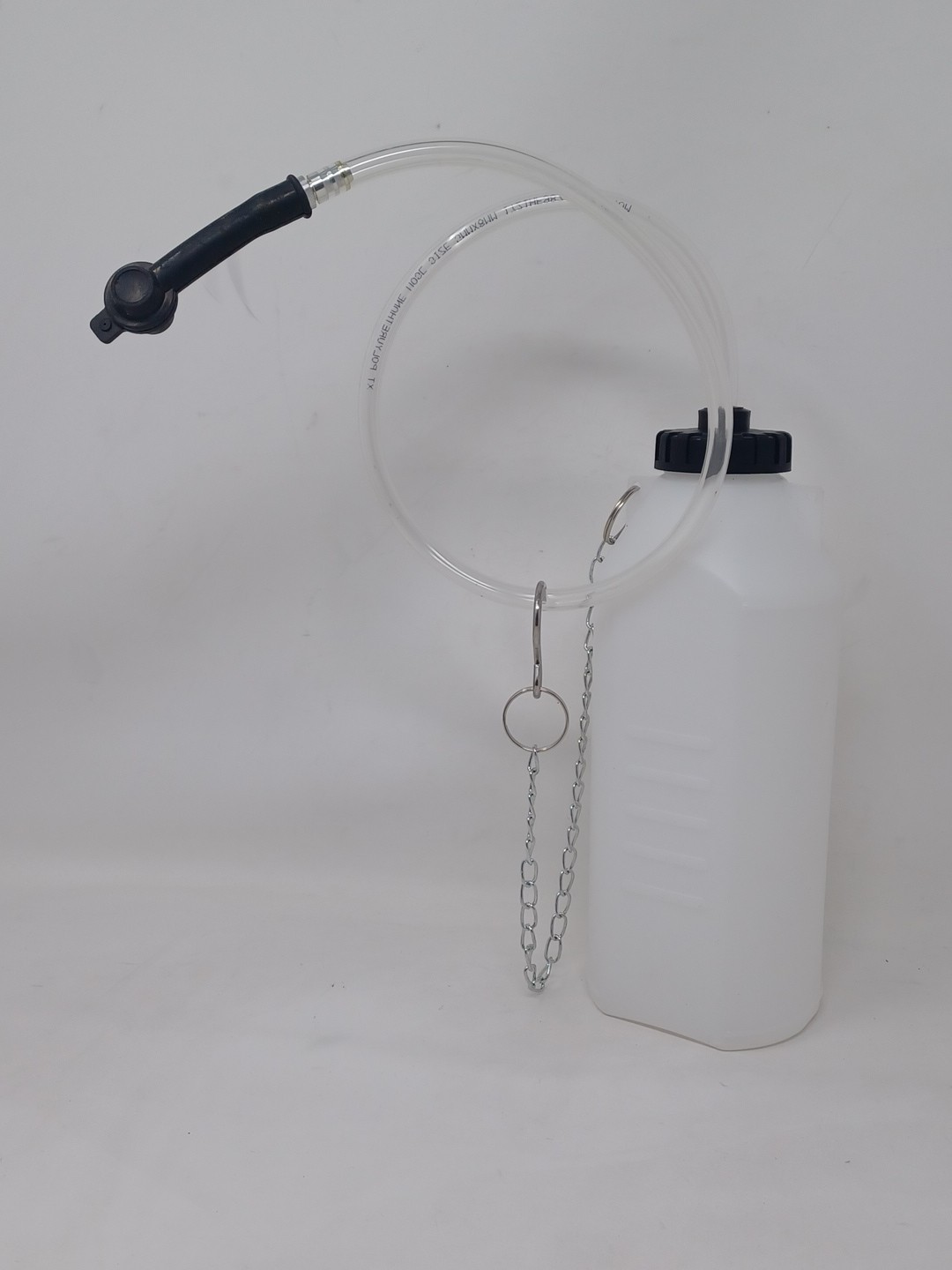 1L Brake Bleeder Bottle, One Person Brake Bleeding Kit with 24 Inch Tube &