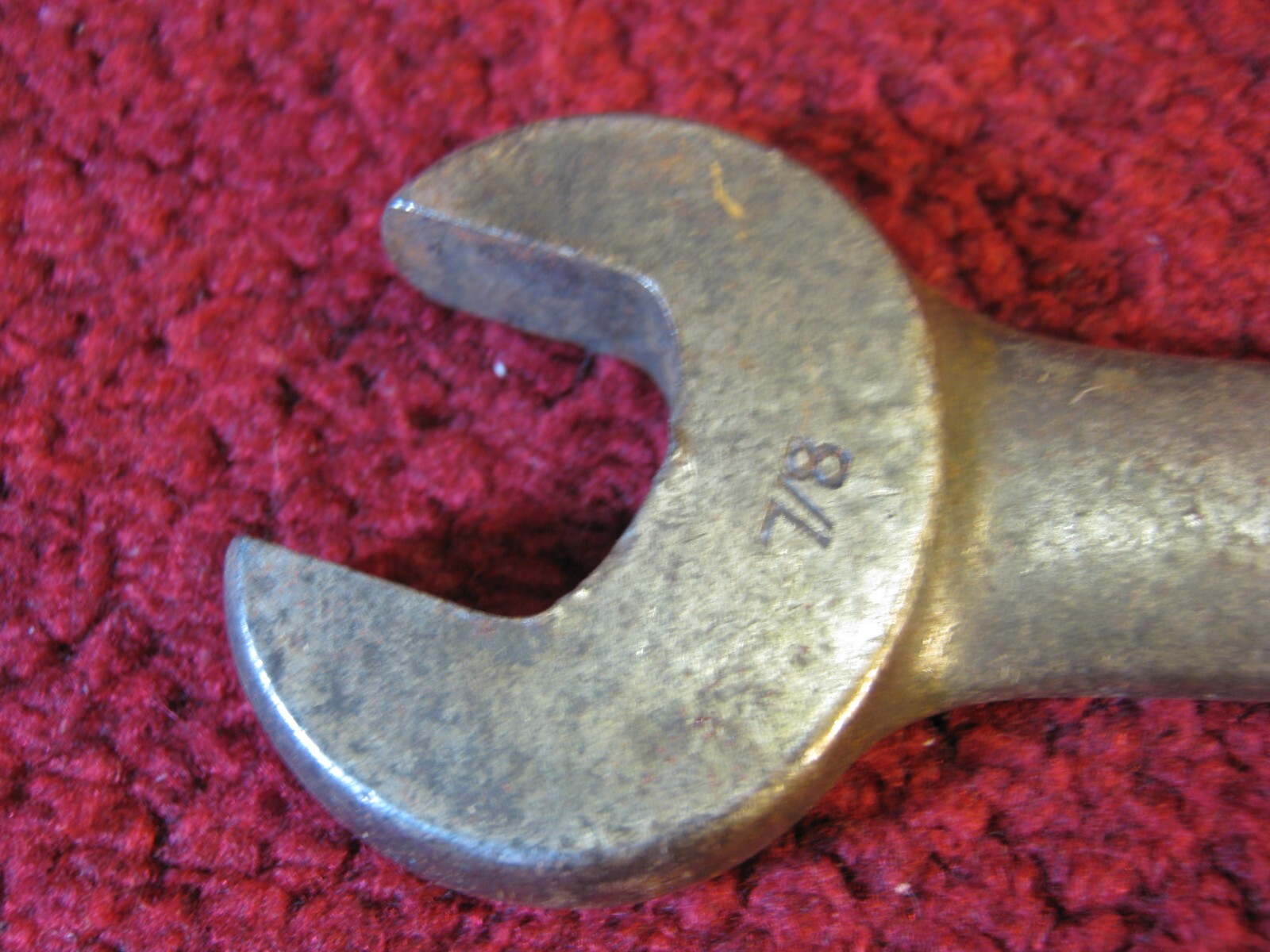 Hudson Forge 731A Vintage Double Open-End Spanner Wrench 3/4 7/8