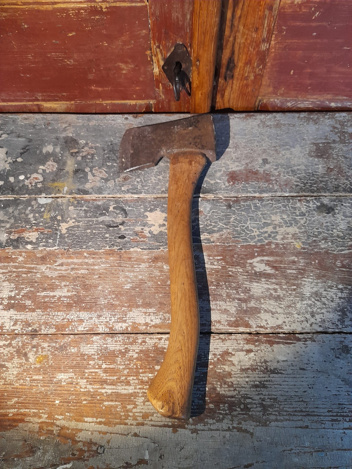 Old Norwegian Mustad carpenter axe, Camping axe, Lumber axe, Outdoor axe,