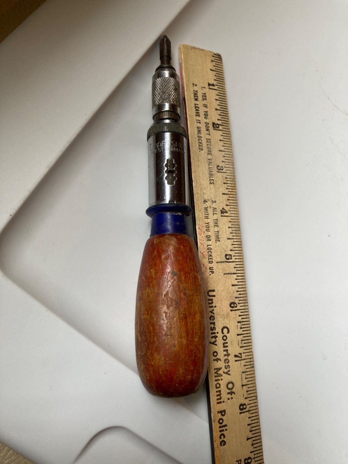 Vintage Craftsman Ratcheting Screwdriver (West Germany)