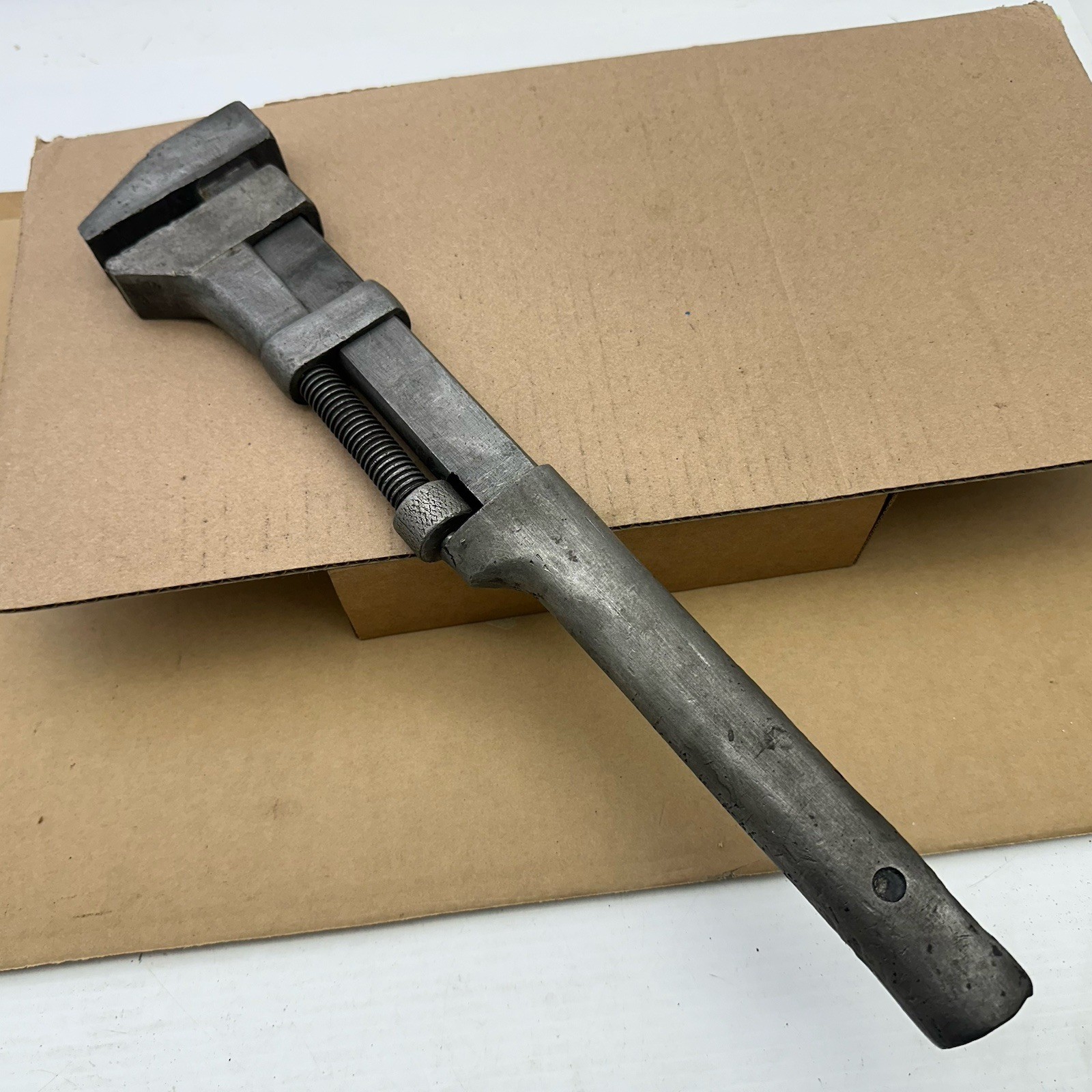 Antique All Steel Vintage COES Wrench Co Monkey Pipe Springfield Mass. USA *READ