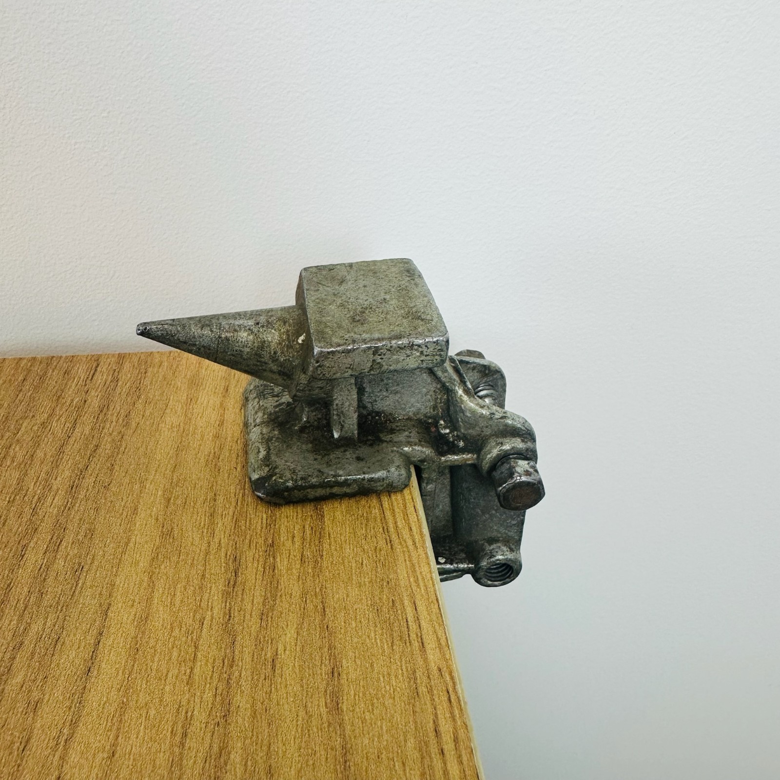 Rare Vintage Soviet mini jewelry Vise with Anvil Made in USSR 1960s