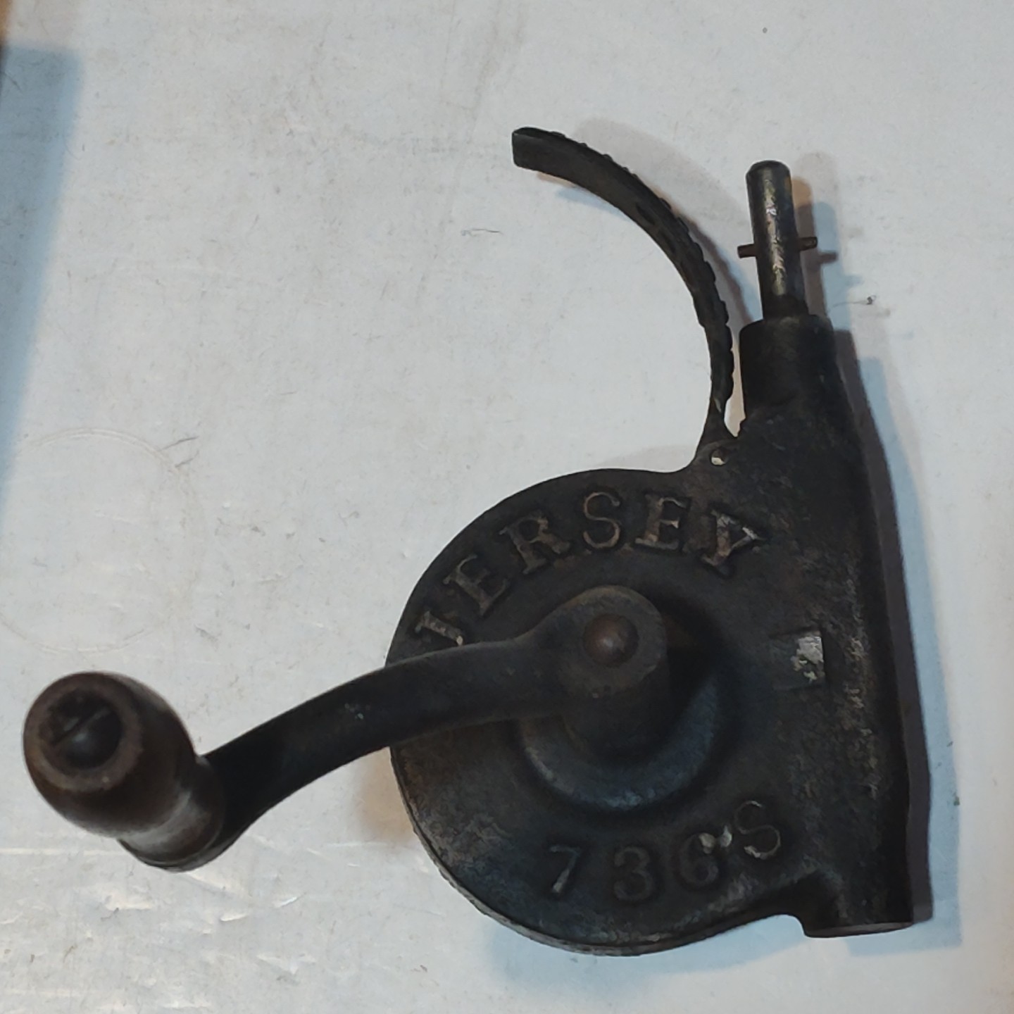 Jersey 736S cast iron dairy centrifuge cream separator antique