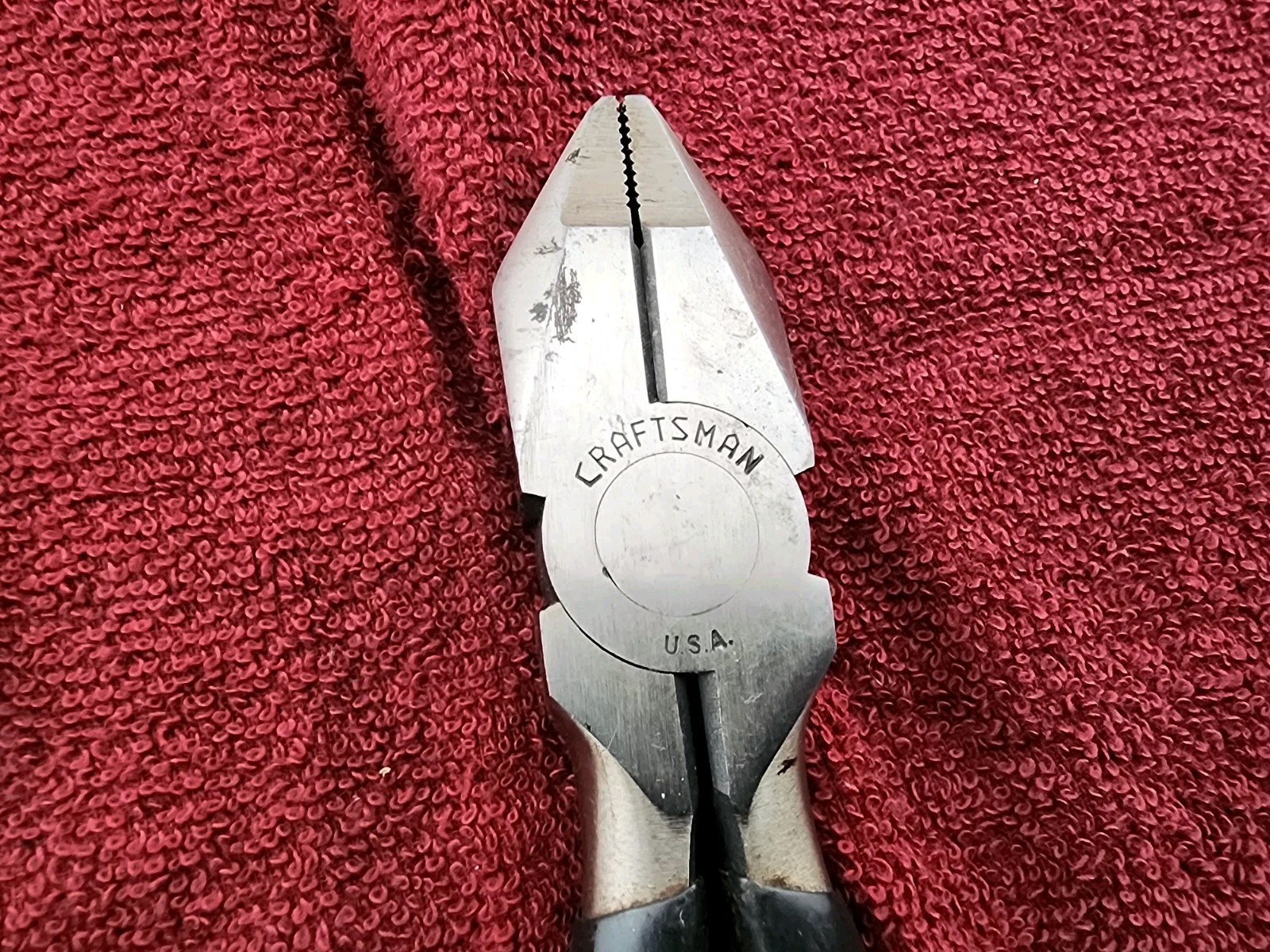 Vintage Craftsman 8-5/8″ Long Lineman Pliers, C Series, Made In USA #3