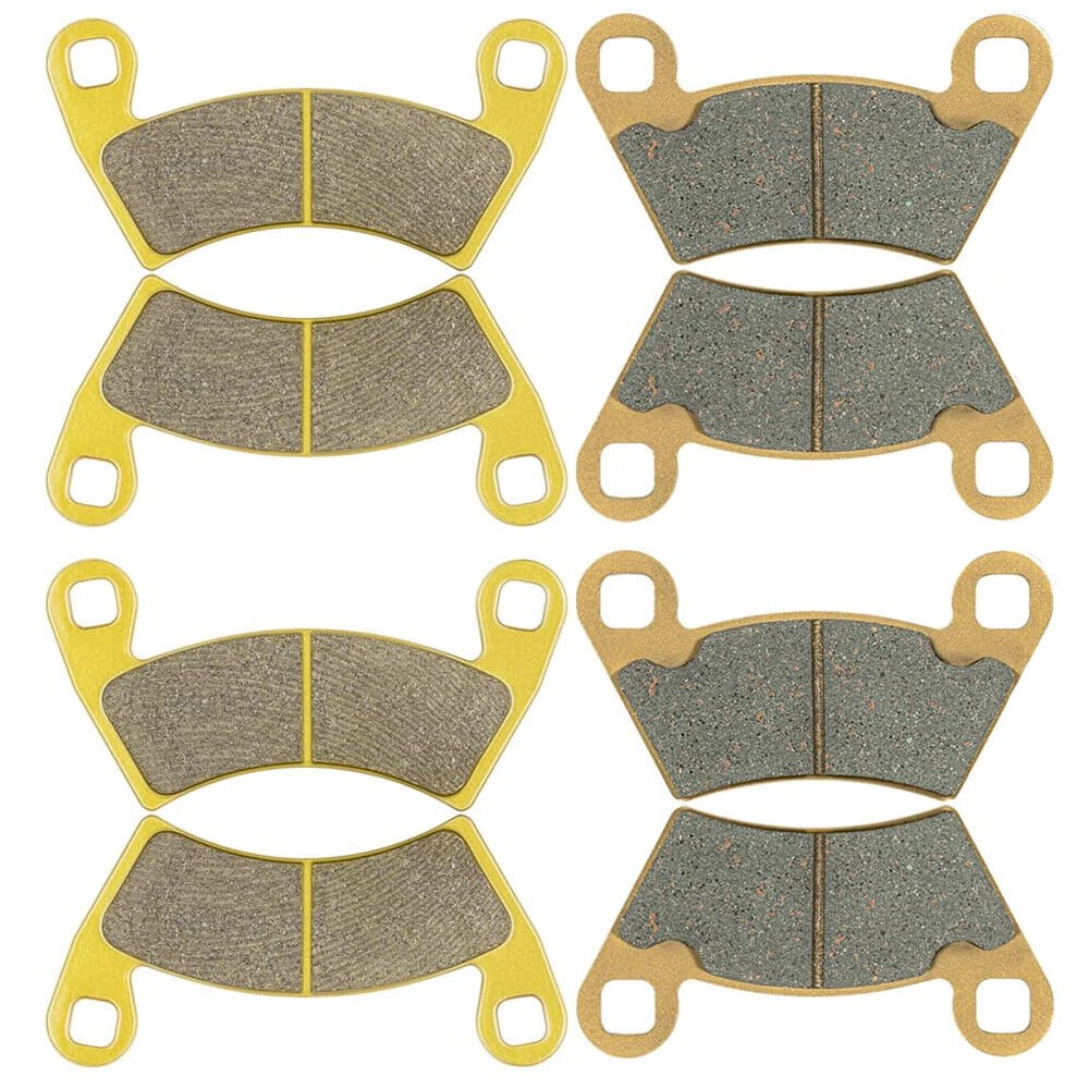 4 Set Front and Rear Ceramic Brake Pads For Polaris Ranger XP 700 800 900 500