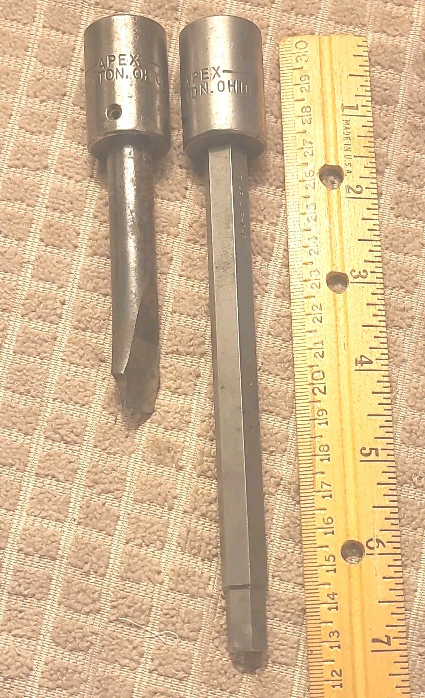 Apex Dayton O Vintage Tools, APEX-SZ-16-A-6 & STRAIGHT DRIVER, 6″ USA MADE TOOLS
