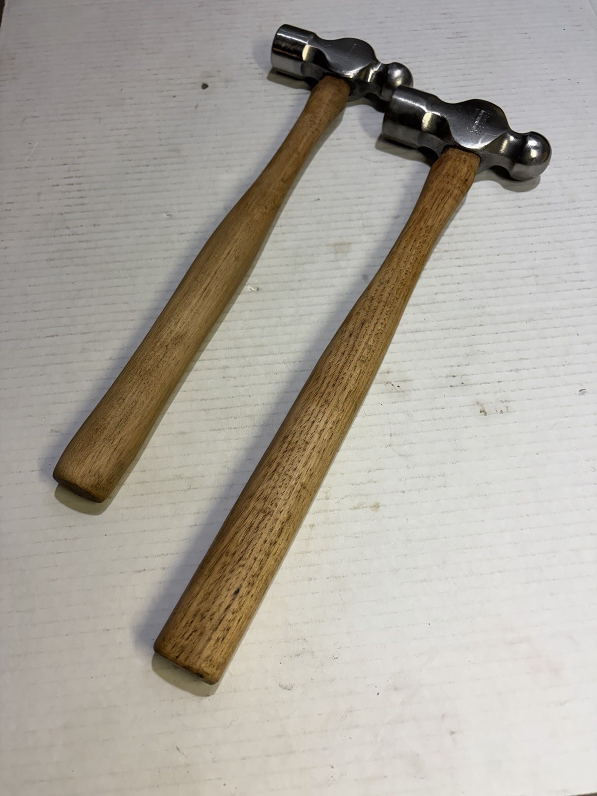 Vintage Pair Blue Point by Snap-on Hammers 20oz/24oz Kenosha Wis. USA