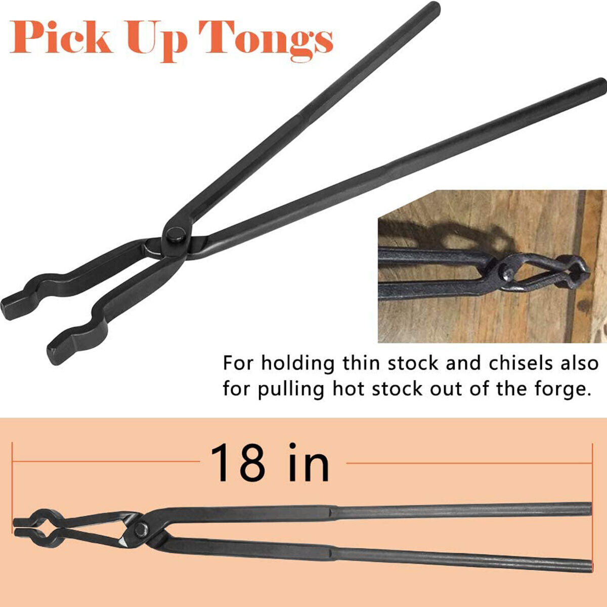 Knife Making Blacksmith Forge Tongs Lot Set Vintage Fire Work Knifemaking Tools