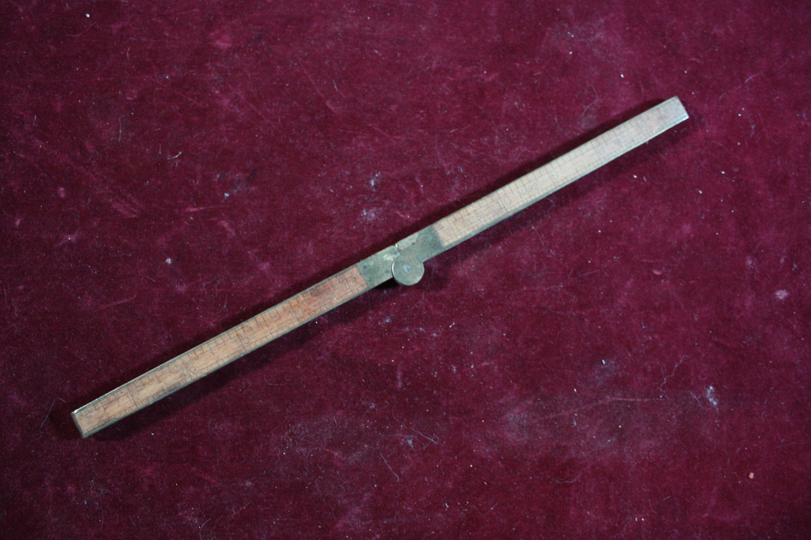 ** ANTIQUE STANLEY RULE & LEVEL CO. NO 62 BOXWOOD 4-FOLD 24″ INCH RULER 1920s **