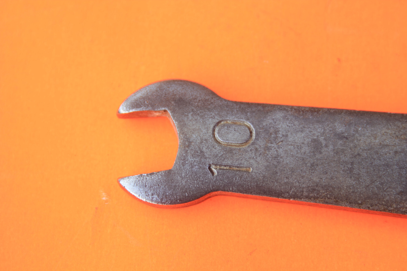 Combination open ended spanner 10 x 38mm overall length 230mm 4.4mm thick steel