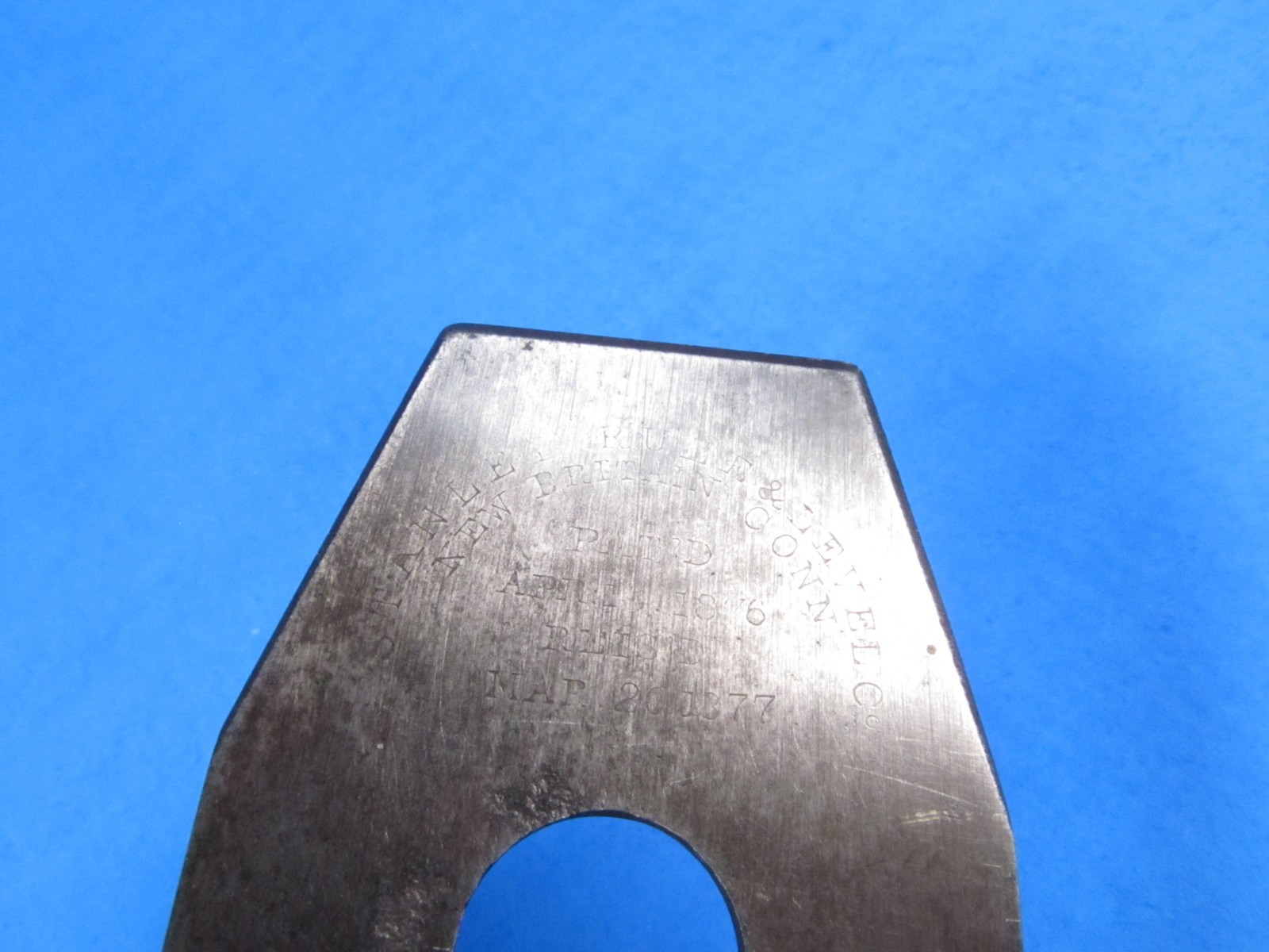 Stanley Rule & Level No 113 solid side wheel circular wood plane