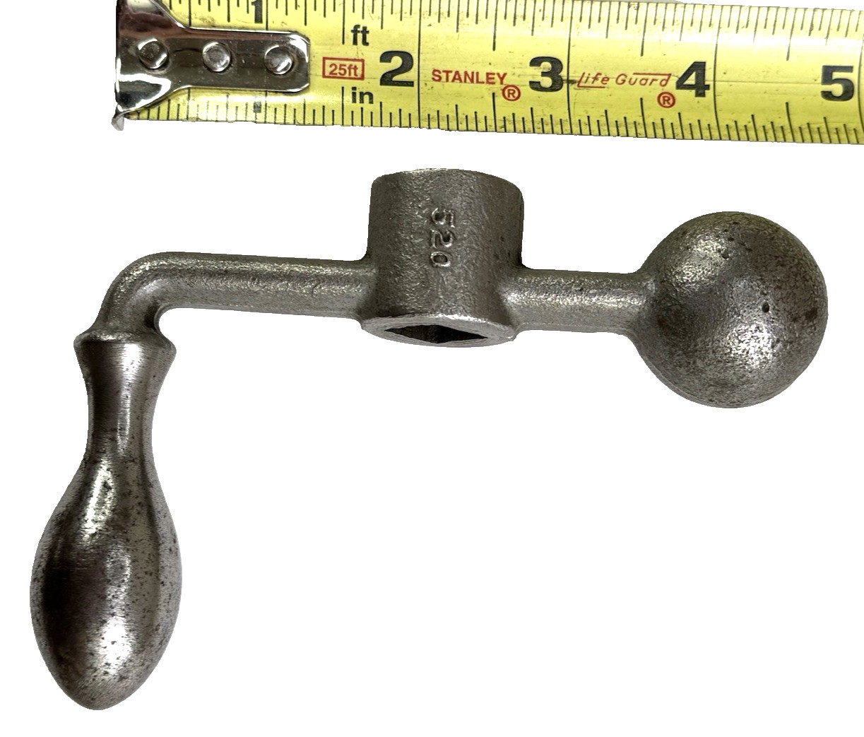 Vintage Machinist Hand Crank Handle WILLIAMS No.520 ~ 1/2” Square Bore