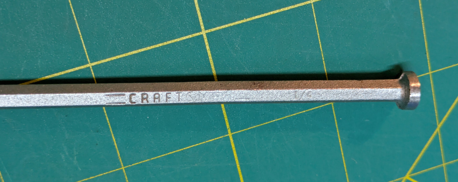 VINTAGE CRAFTSMAN WF STEEL BEVEL EDGE CHISEL 1/4″ X 8 7/8″ USA