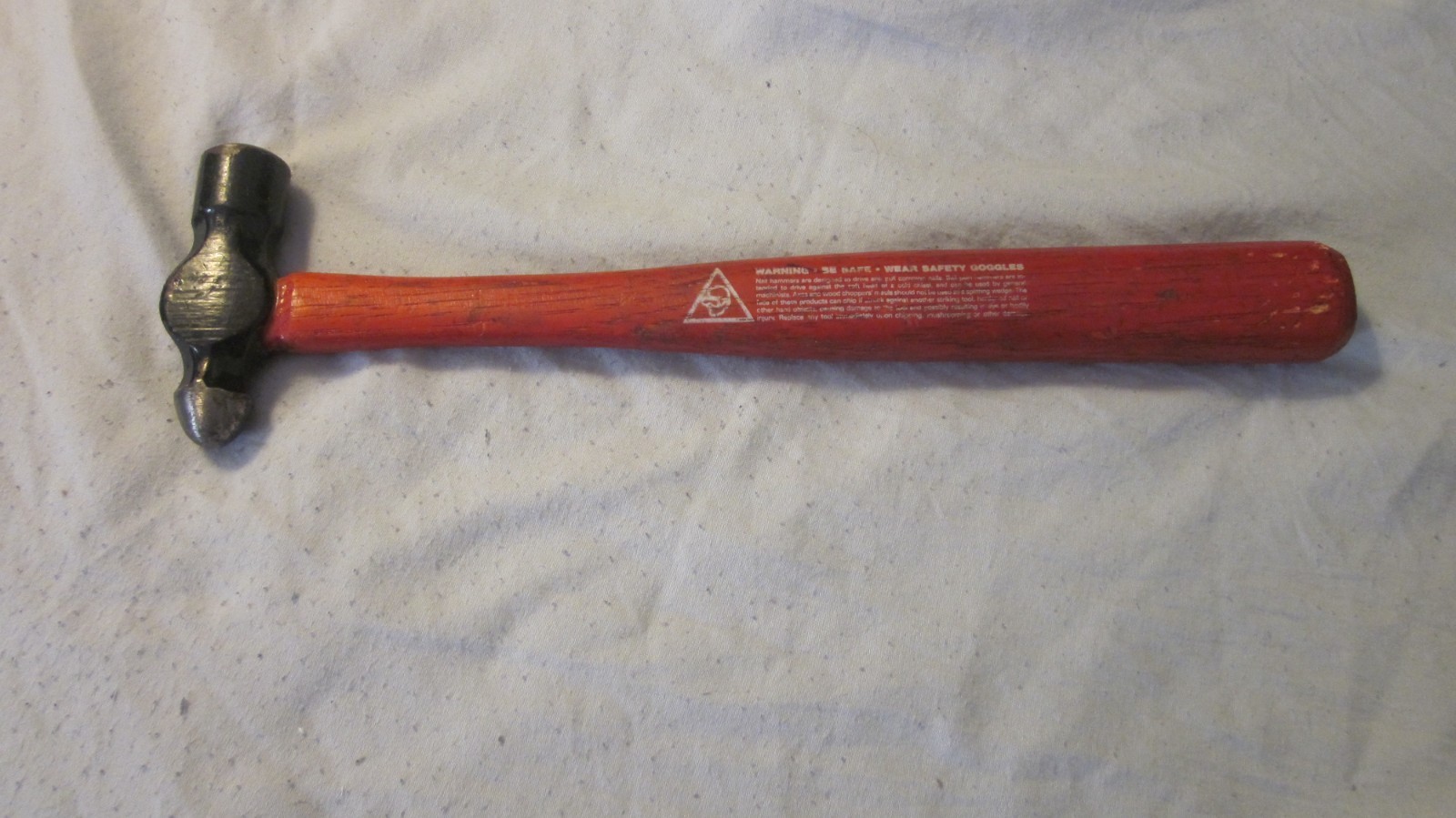 Vintage/New 4 oz PLUMB 11-494 / 0369 USA Ball Pein Hammer Permabond Handle