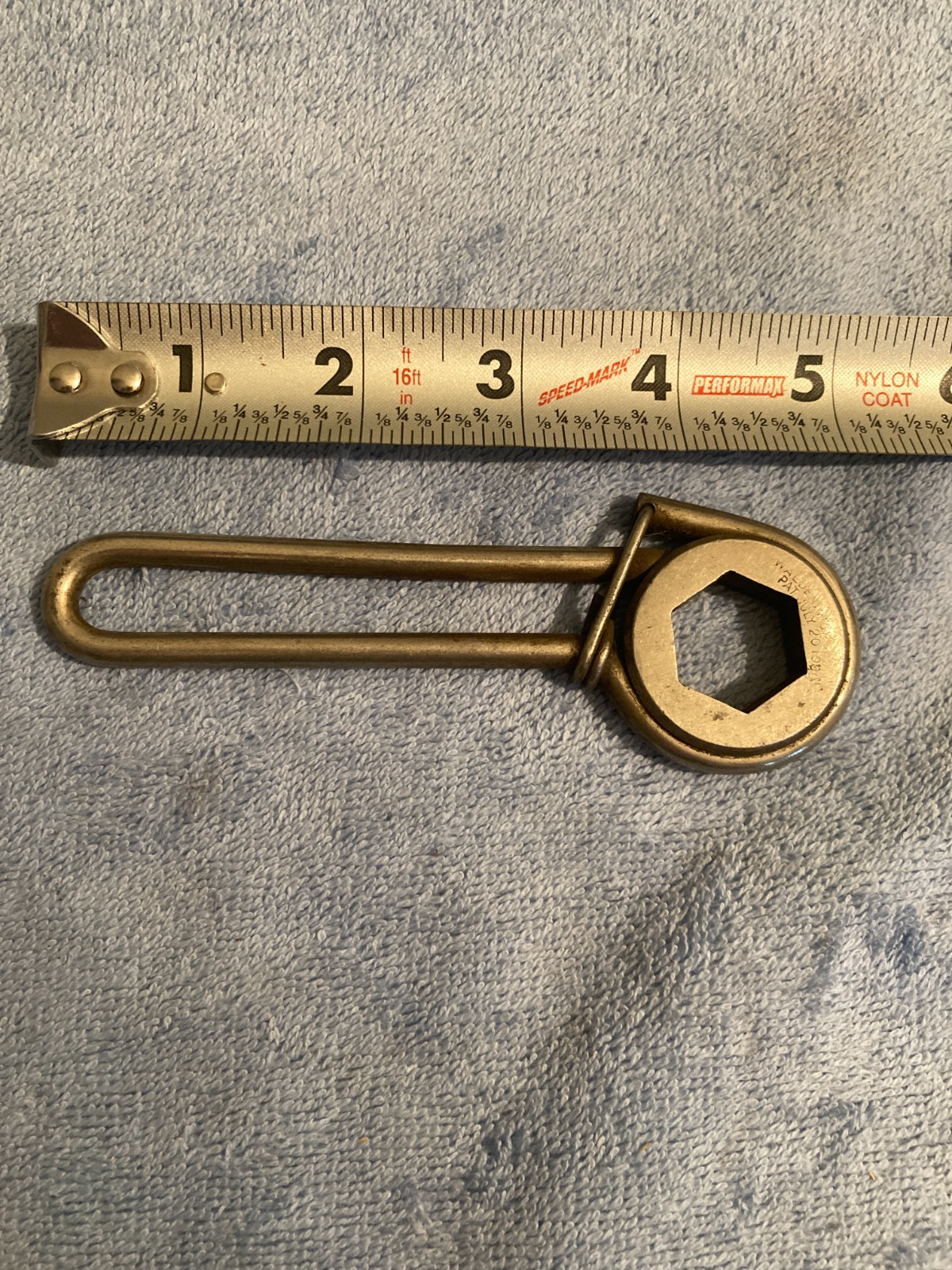 Antique “1909” Walden Worcester 3/4 Ratcheting Box Wrench Made For B.F. Goodrich