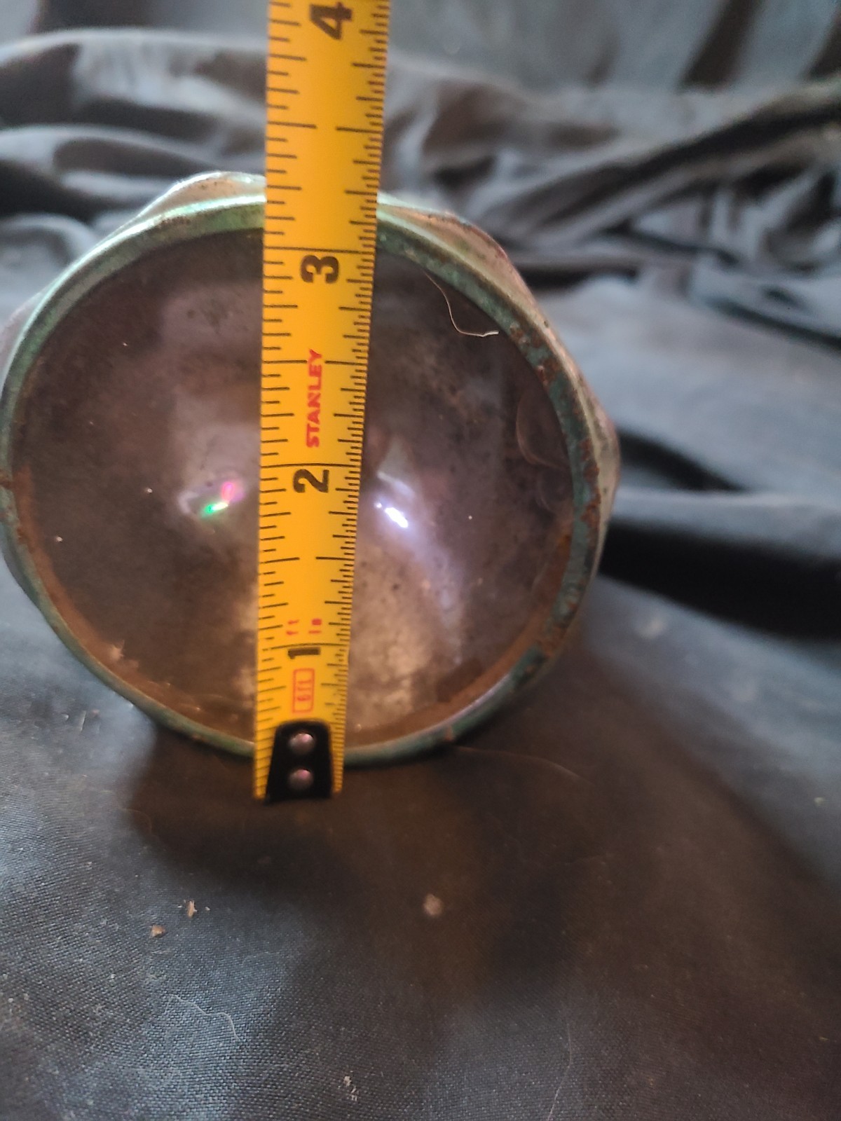 Vintage Ray-O-Vac 10″ Sportsman Cell Glass Lens Flashlight Untested
