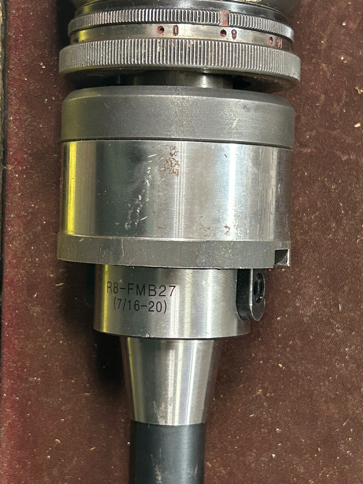 MACHINIST OfCe TOOL MILL LATHE Narex 1 3/8″ Adjustable Boring Head with R8 Arbor
