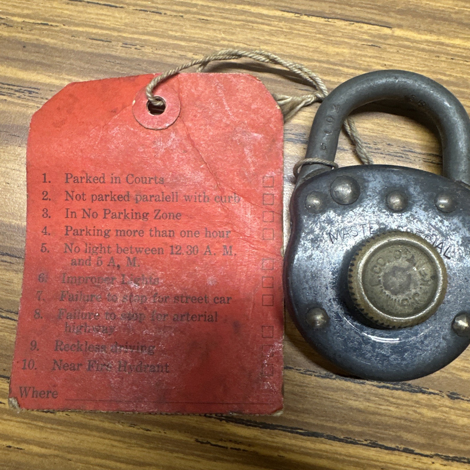 J.B.M.K.L. Co Kent Ohio Combination Padlock Lock Antique Vtg Rare Lot Of 11