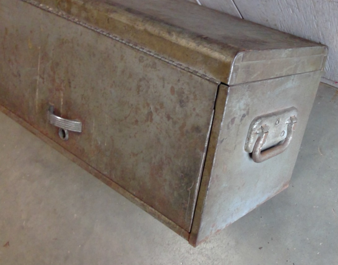 Heavy Duty Tool Box 2 Drawer 22 3/4″x 10″x10 1/4″ tall w cover