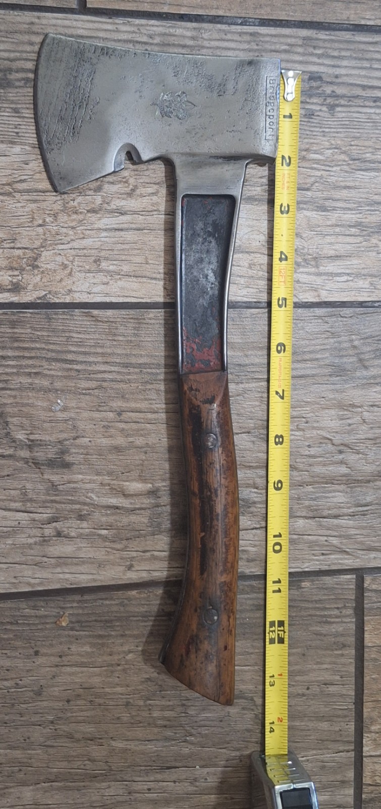 Vintage Boyscout 11 inch Small Hand Bridgeport Axe USA Patent 1,830,663