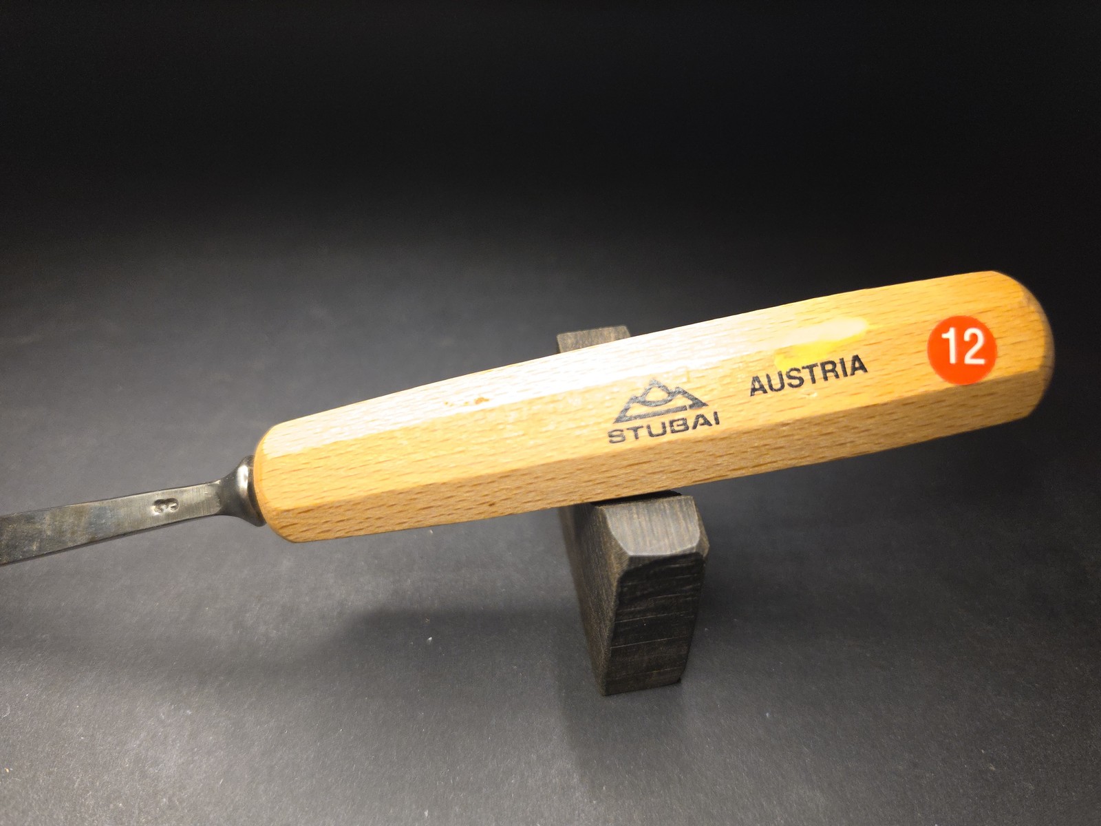 Stubai No 3 Sweep Shallow Gouge 3/8 in Cut Wood Carving Chisel Austria